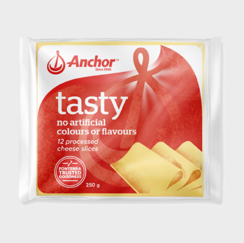 Anchor Cheese Slices – Tasty 250g
